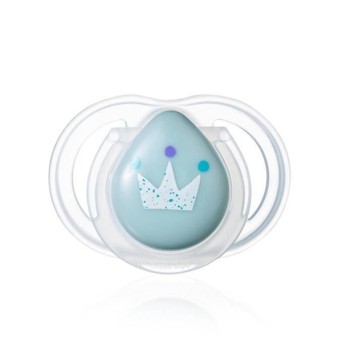 TOMMEE TIPPEE Sucettes 0-2MOIS Newborn - bleu (Lot de 3)