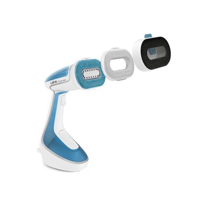 CALOR DT9530C0 PURE TEX Défroisseur vapeur 4 en 1, Nettoie, Défroisse, Diffuse, Assainit, Technologie brevetée, Têtes multiples