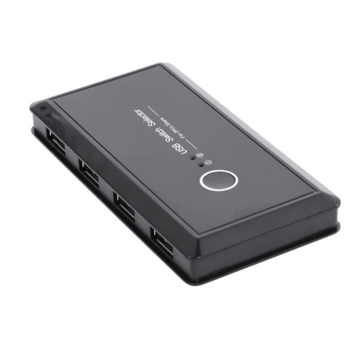 Sélecteur de commutateur USB 3.0 PC à 2 ports partageant 4 périphériques Scanner Imprimante Commutateur COMMUTATEUR KVM