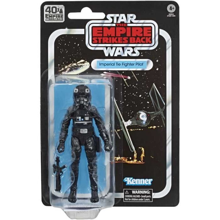 Hasbro - star wars the empire strike back - The black series - 40e anniversaire - Figurine Imperial TIE Fighter Pilot - E8083 - Neuf
