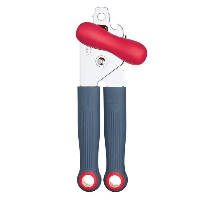 Kitchen Craft Colourworks Canette Poignée ergonomique et décapsuleur intégré en acier inoxydable Cerise - CWBRCORED