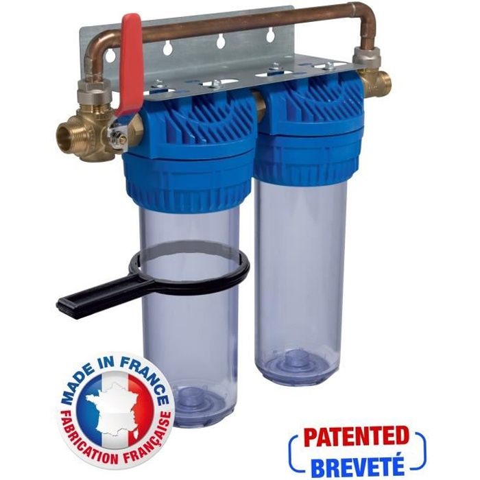 AQUAWATER Station de filtration anti-tartre haute performance 24 mois