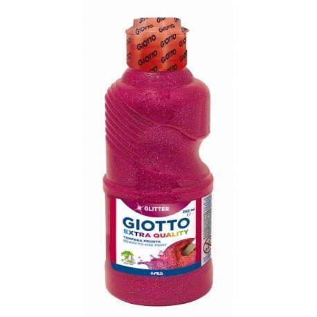 Gouache Giotto paillettée 250ml - Magenta