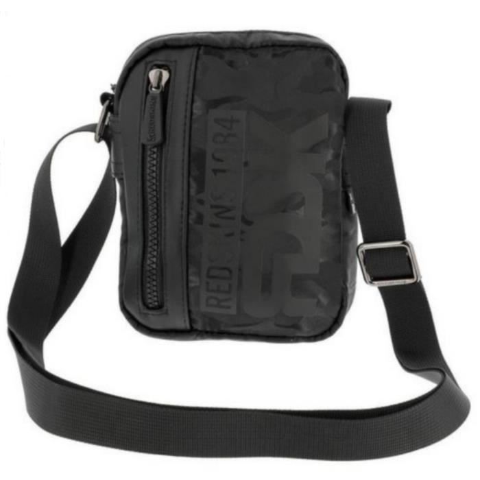 Sacoche Noire Homme Redskins 100% PU