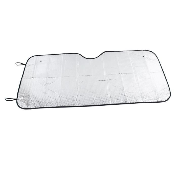 PARE-SOLEIL - BANDE SOLAIRE - FILM SOLAIRE Pliable en Aluminium argent-extérieur Pour voiture Pare-soleil pour Pare-soleil
