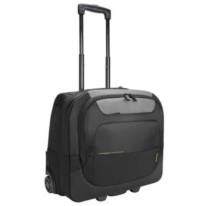 Targus TCG717GL. Type d'étui: Valise sur roulette, Taille maximum d'écran compatible: 43,9 cm (17.3-). Poids: 3,25 kg. Coloration