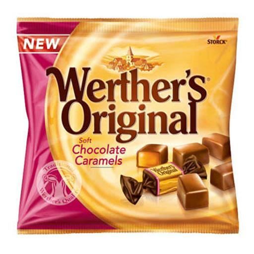 Werther's Original Soft Chocolate Caramels (lot de 4)