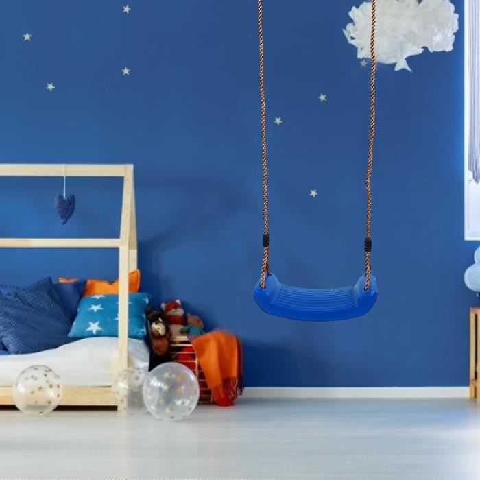 Balançoire plastique - bleu - pour portique HB015 -PAI