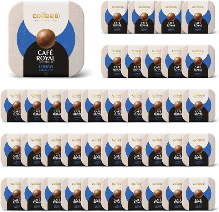 360 Boules de Café CoffeeB - LUNGO - 100% Compostables - Compatible avec machines CoffeeB by Café Royal