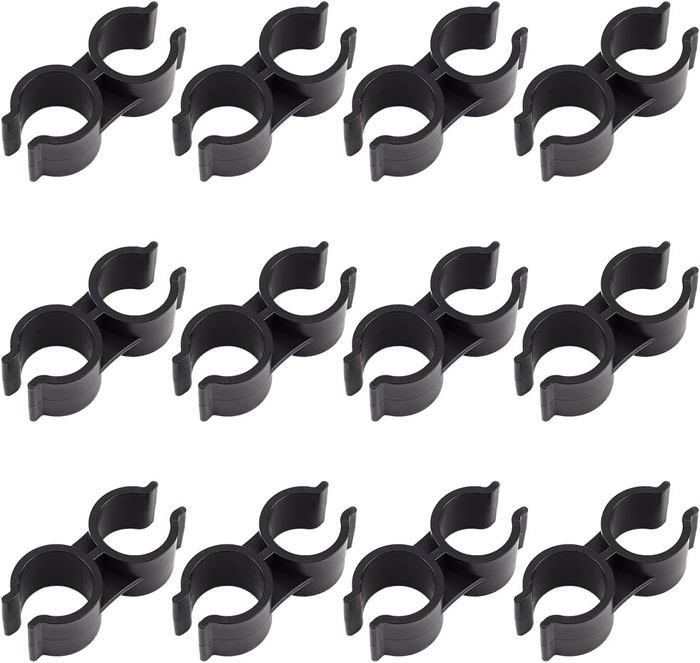 Lot De 10 Colliers De Serrage (pinces à Tuyau) Métalliques - Tailles Assorties De 8 à 27mm