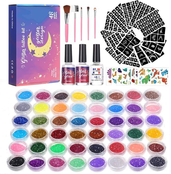 6 Pcs Stylos Tatouage DIY Pour Enfants Stylos Gel Tatouage Dessin à La Main Jouets Pour Enfants