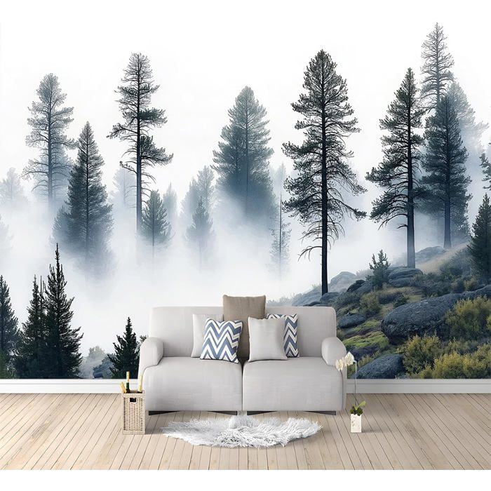 Papier peint mur de pierre | Pierre naturelle avec des tons clairs et