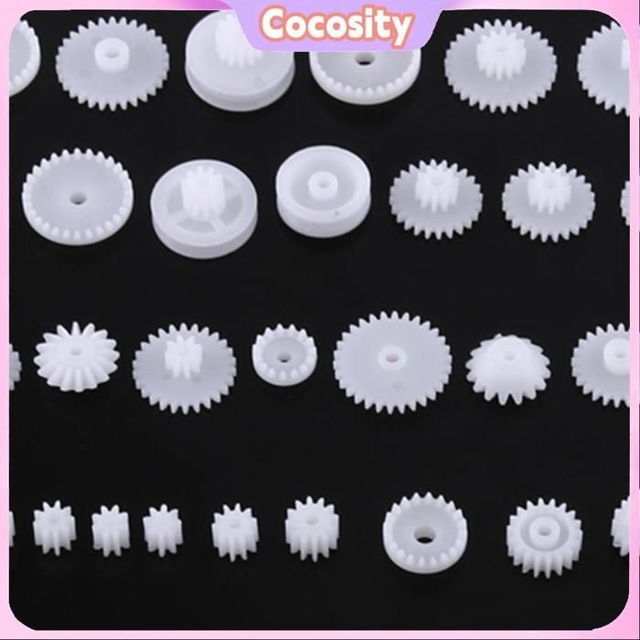 Kit De 19 Engrenages En Plastique Pour Moteur | Pièces De Rechange Pour Robots, Voitures Jouets, Bricolage DIY - Tailles Variées - 7