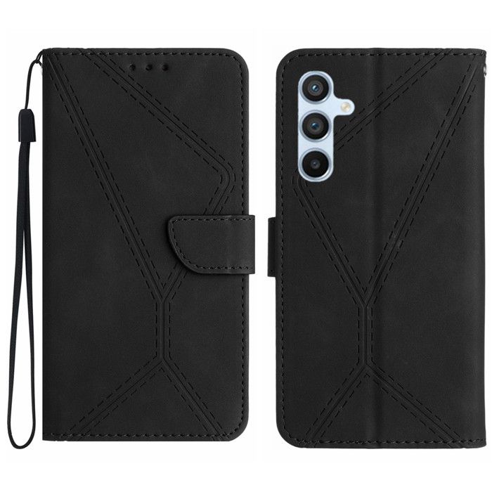 Pour Samsung Galaxy A17 Housse de protection antichoc antidérapante avec support Noir