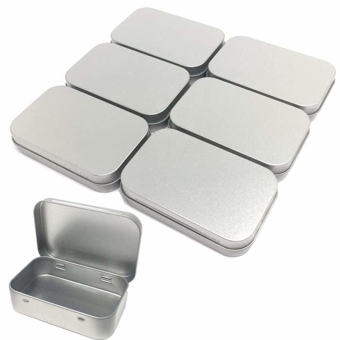 boîte à bonbons carrée en métal 87*60*18 mmBoîte vide monobloc——6individu