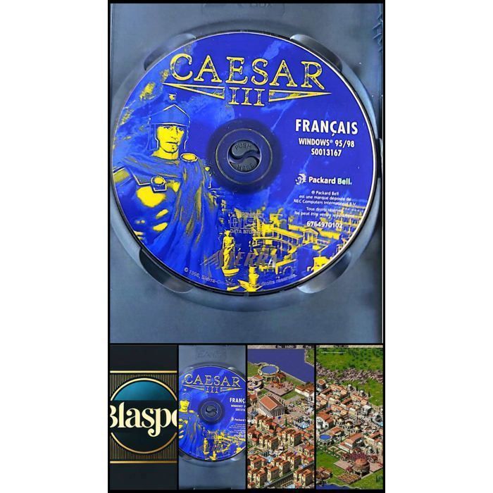 Sierra / Packard Bell Caesar III Jeu PC Windows 95/98 Français Cd Seul Occasion
