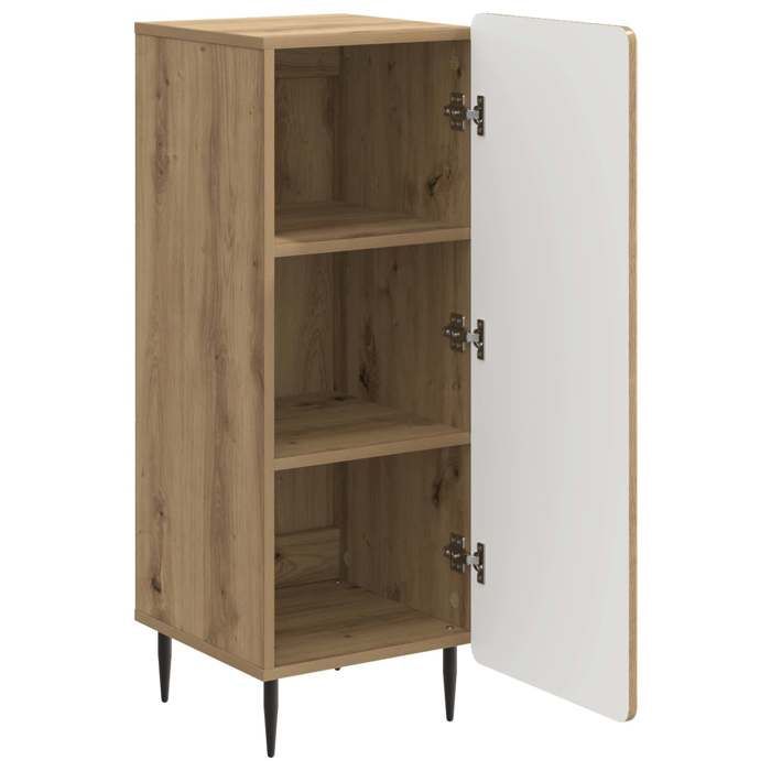 Buffet bahut - vidaXL - bois dingénierie - chêne artisanal - 1 porte - 34 5 x 33 x 92 cm 85vfn19p