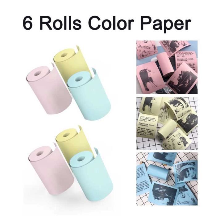 Lot De 6 Rouleaux De Papier Cadeau En Forme De Cœur - 50 X 70