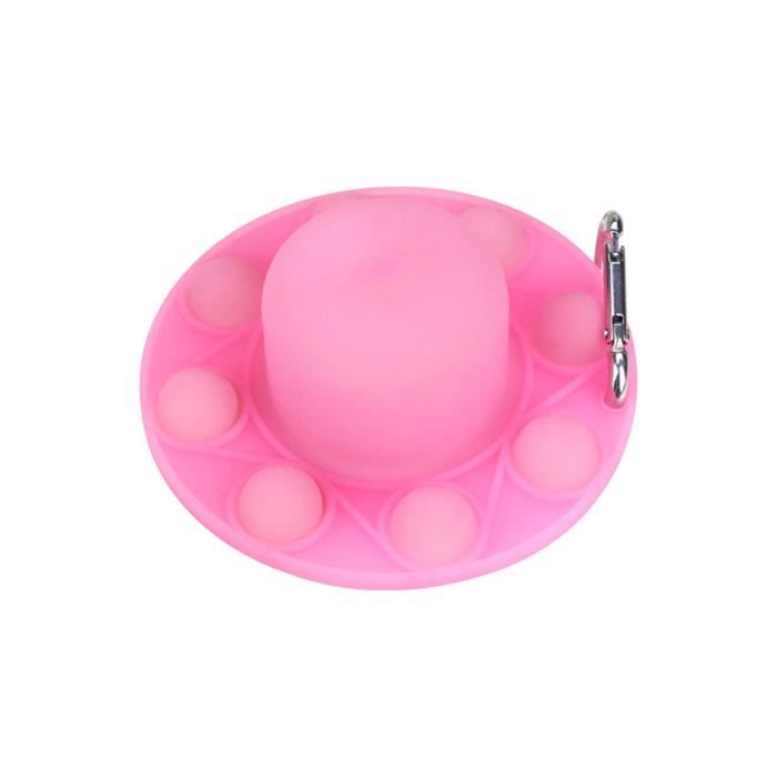 jouet antistress silicone pénis multicolore relaxant tactile bulles portable compact amusant original cadeau adulte mains douceur durable coloré concentration main image 1