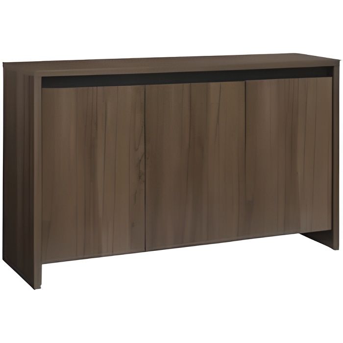 Meilleurs prix pour Meuble Aquarium Roma 240 Noyer Et Bandeau Noir - Aquatlantis