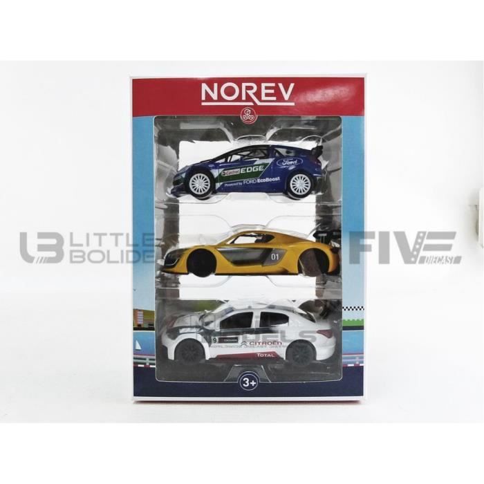 Voiture Miniature de Collection - NOREV 1/43 - FORD Lot Fiesta - Citroen  C-Elysee - RS 01 - Blue / Yellow / White - 430030-Ford - Cdiscount Jeux -  Jouets
