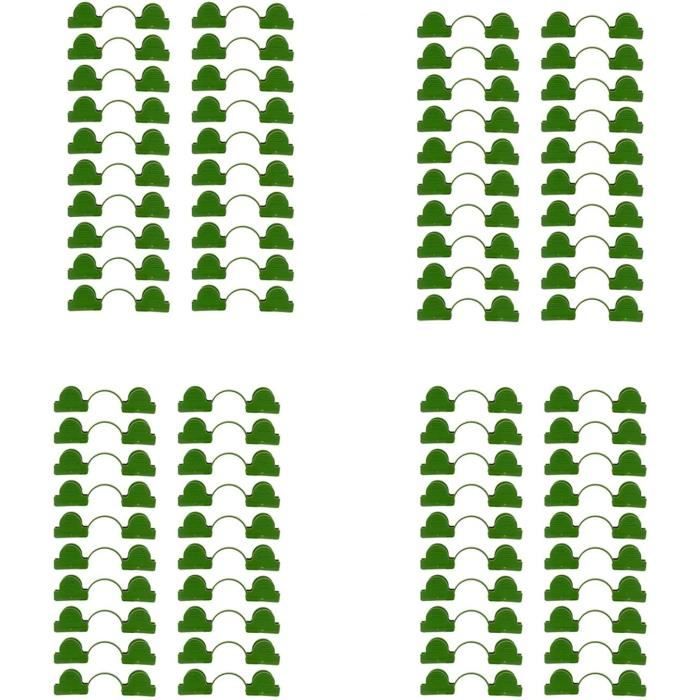 80Pcs Collier De Serrage à Charnière Simple à Emboîtement, 20mm Clips De Fixation De Canalisation Verrouillables, Collier De Tuyau En Plastique Jusqu'à 95 °C (203 °F) Pour Plomberie Tubes