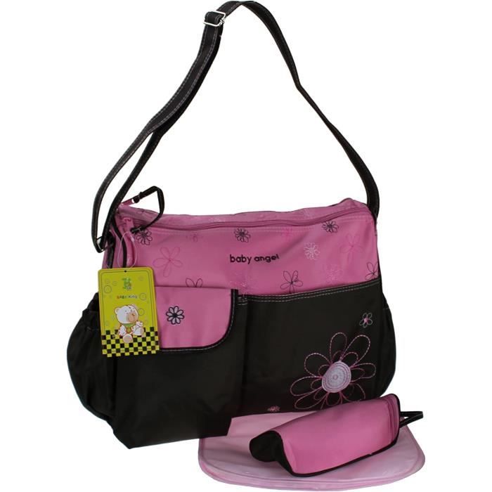 Sac à langer Glam Rosie Anthracite Glitter de Lässig, Sacs à langer