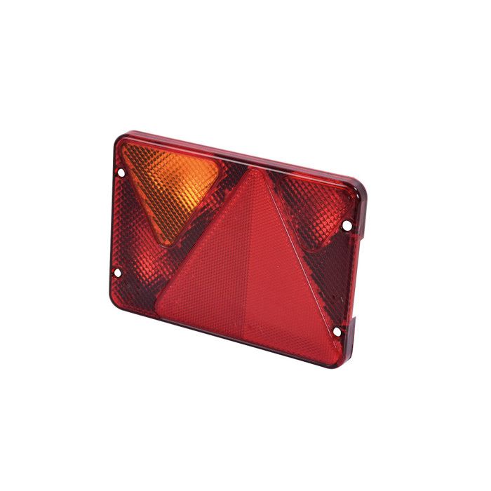 Cabochon Lanterne Droite Remorque AJBA RL 80 - 6 Fonctions Position Stop Clignotant - Remplacement Facile