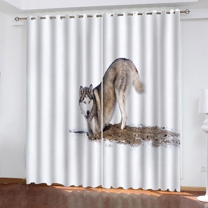 ZZTBQ Gamer Lot De 2 Rideaux Occultant 90x132 (lxH) Gaming