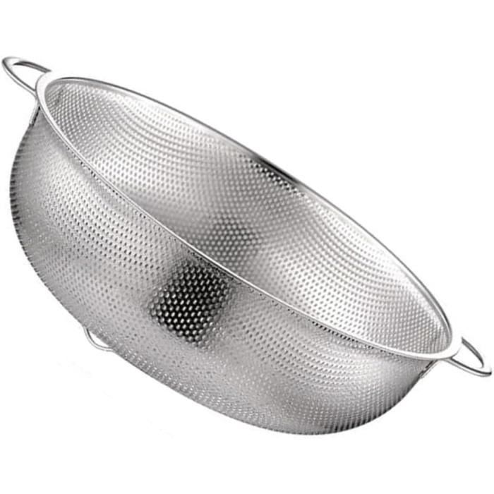 Passoire Inox 22cm - Panier Lavage Légumes Fruits, Drainage Rapide, Lavable Au Lave-vaisselle