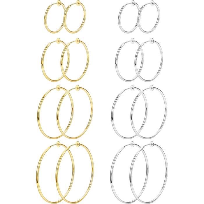 11 Paires De Boucles D'Oreilles Pendantes Pour Femmes Boucles D