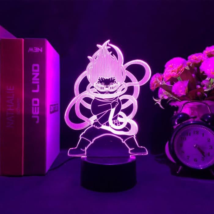 LJFIWY Bakugo Katsuki - Sveglia elettronica digitale a tema anime, intelligente, per dormire, svegliarsi, proiezione, decorazione per la camera dei bambini, regalo per ragazzi, ragazze, studenti (tipo