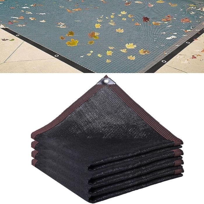 Filet de Feuille Rectangulaire pour Piscine, Protection Piscine Hors Sol, Couverture Piscine D'hivernage pour Extérieur Bloquer Feuilles Mortes et Débris(Size :3x5m(9.8×16.4ft