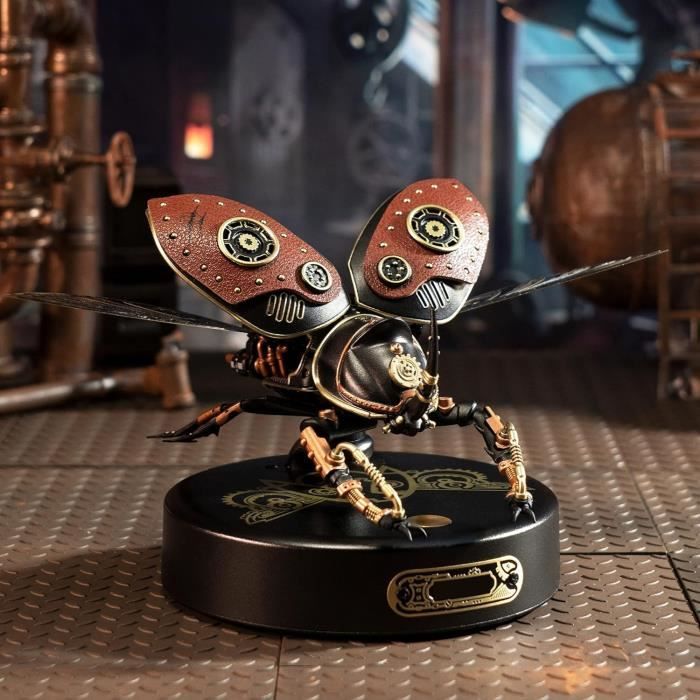 Puzzle 3D - ROBOTIME - MI01 - Bois - 183 pièces - Musique mécanique & lanterne LED