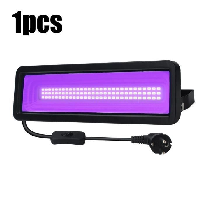 Projecteur Lumière Noire GKT 100W - UV IP66 étanche - Pour Halloween, Soirées, Body Painting - 385-400nm