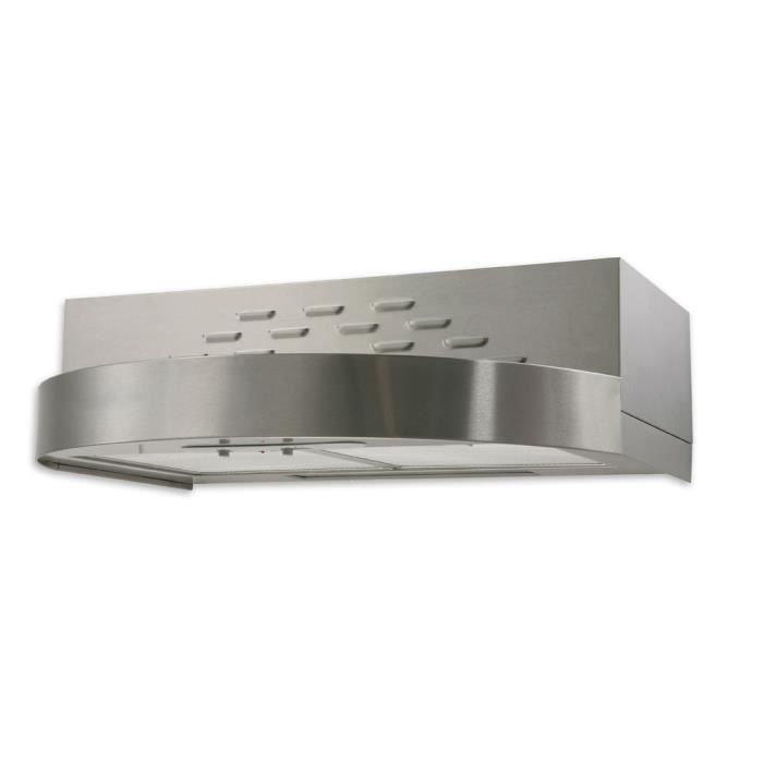 Hotte 60cm Acier Inoxydable Capot Arrondi Achat Vente Hotte Cdiscount