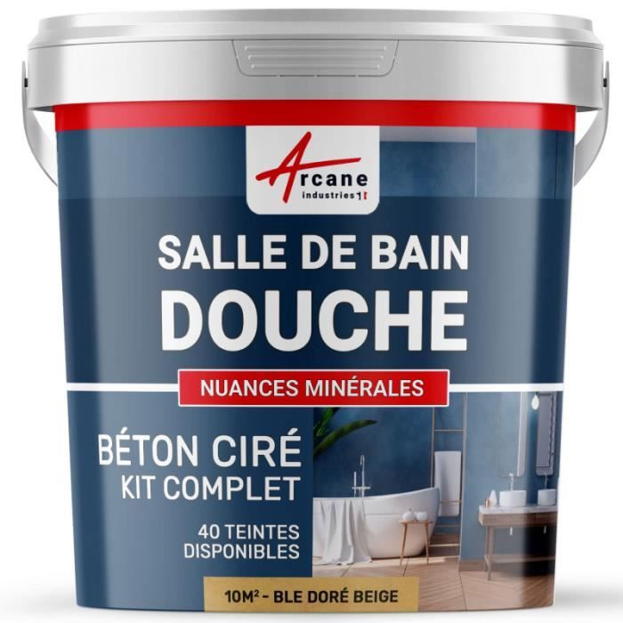 Kit Beton Cire Douche Italienne Kit 10m2 2 Couches Achat Vente