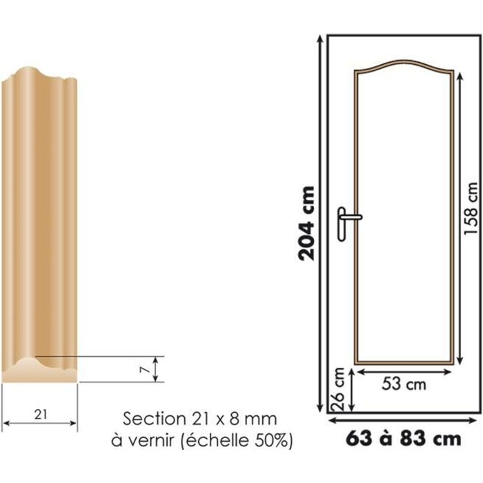 Décoration chapeau de gendarme pour porte d'intérieur - SKYLAB