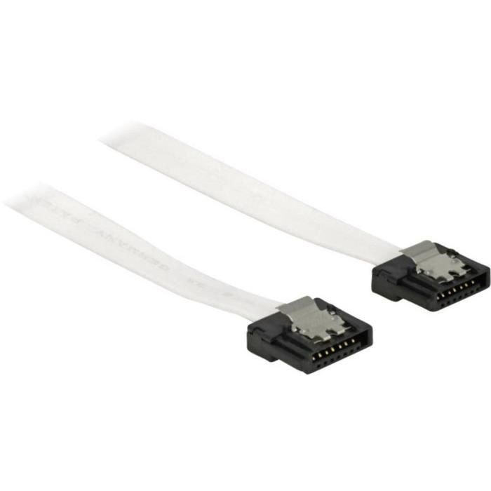 Cable Delock Disque Dur 1x Connecteur Sata Male 7 Poles 1x Connecteur Sata Male 7 Poles 0 Prix Pas Cher Cdiscount