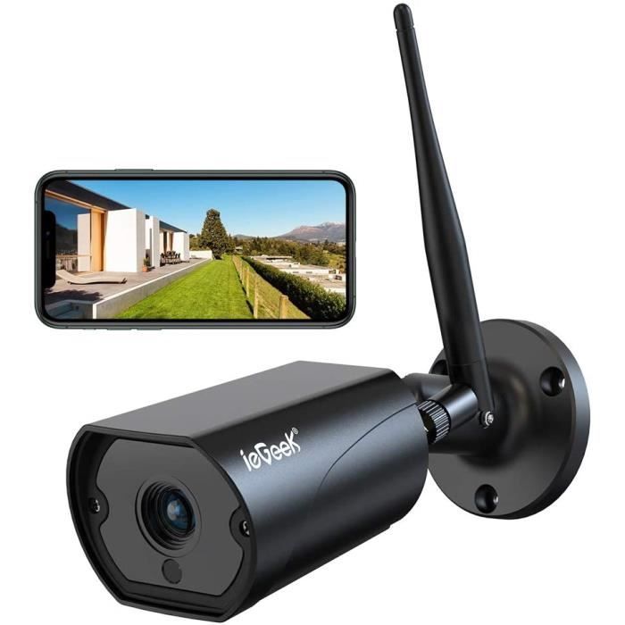Caméra de Surveillance WiFi, ieGeek Caméra IP Extérieur HD 1080P, Caméra  Sécurité étanche IP66 avec Audio Bidirectionnel, Vision70 - Cdiscount  Bricolage