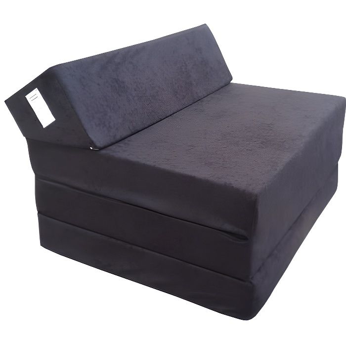 natalia spzoo matelas pliant pour adultes et enfants choix des couleurs 200 cm de long noir cdiscount maison