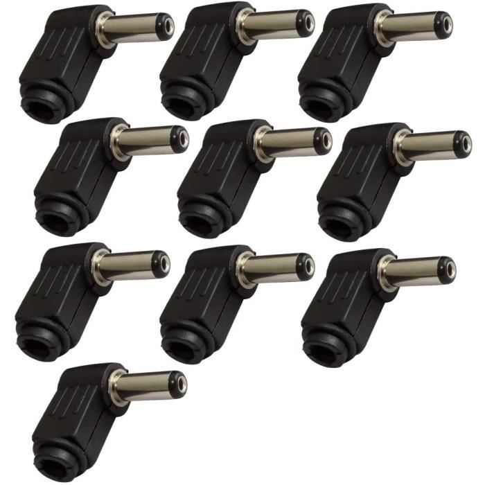 10-en-1 Adaptateur D'alimentation DC 5.5x2.1 Mm - Avec Câbles DC Et USB - Compatible Appareils Audio, Vidéo, Petits Appareils électroniques