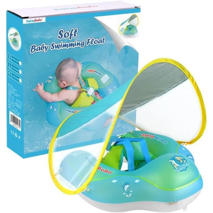Bouée de bain pour bébé - Marque - Modèle - PVC écologique - Pare-soleil  amovible - Confortable - Cdiscount Jeux - Jouets