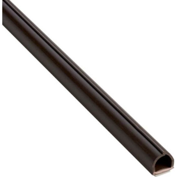 Inofix - Lot de 4 gaines adhésives Cablefix 5,5 x 5 mm marron