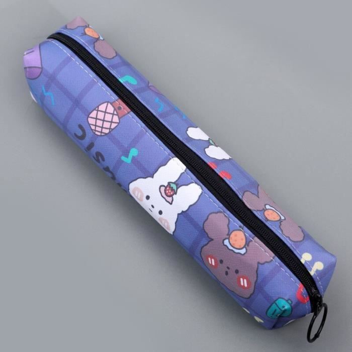 Trousse à Crayons Capybara Kawaii - 5 Compartiments - Grande Capacité - Avec Autocollants Et Accessoires - Pour École Ou Bureau