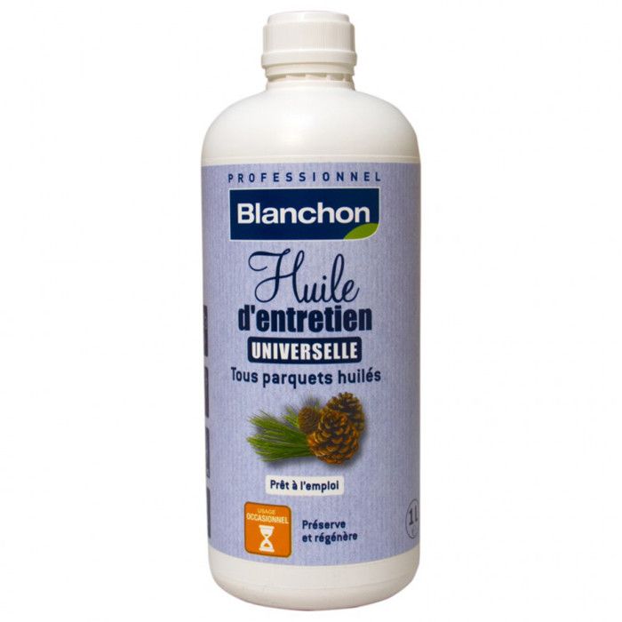 Comparer les prix de Huile dentretien - BLANCHON - Universelle - 1 litre - Incolore - Application rapide