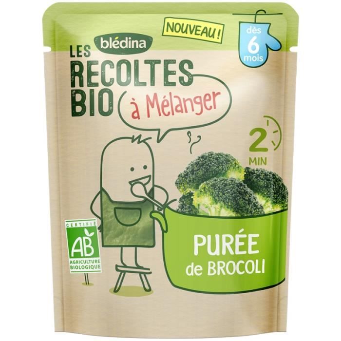 Bledina Les Recoltes Bio A Melanger Puree Pour Bebe Des 6 Mois Brocoli 1x1g Achat Vente Legumes Cuisines Bledina Les Recoltes Bio A Melanger Puree Pour Bebe Des 6 Mois