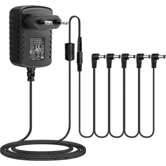 Adaptateur Secteur 9V Top Chargeur Pour Pédale Boss MT-2 – Alimentation Stable Depuis La France