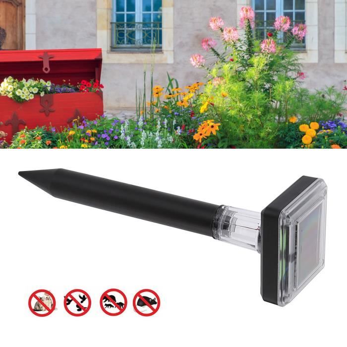 Répulsif à Taupes Solaire – Ultrasons, 3 Modes, Étanche IP65 - 8