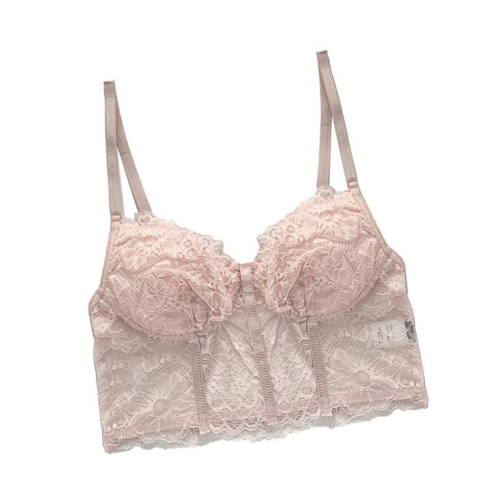 Camisole En Soie Mélangée à Pois Rose Et Blanc – Taille L – Lingerie Chic Et Confortable